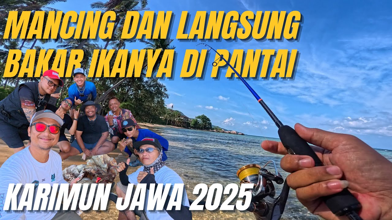 TEMUKAN PANTAI TERSEMBUNYI ‼️😍SARANG IKAN ‼️PANCING DAN LANGSUNG BAK4R DITEMPAT🔥😍 ULTRALIGHT FISHING