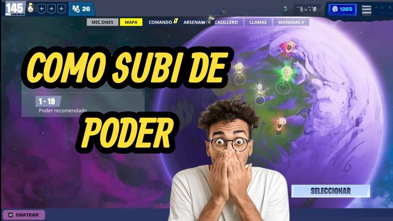 COMO SUBIR DE PODER EN FORTNITE SALVAR AL MUNDO en  2025