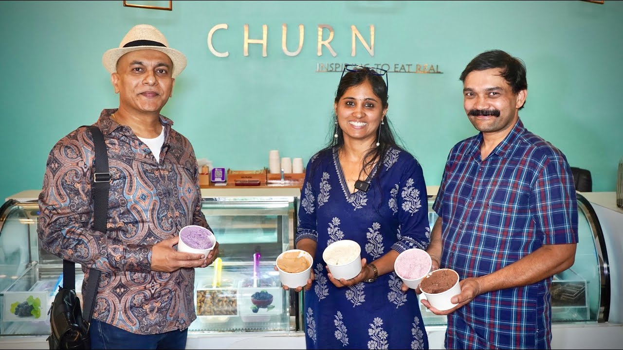 This Couple Makes 100% Natural Ice Creams! CHURN Bengaluru | No Artificial Colours Or Flavours!