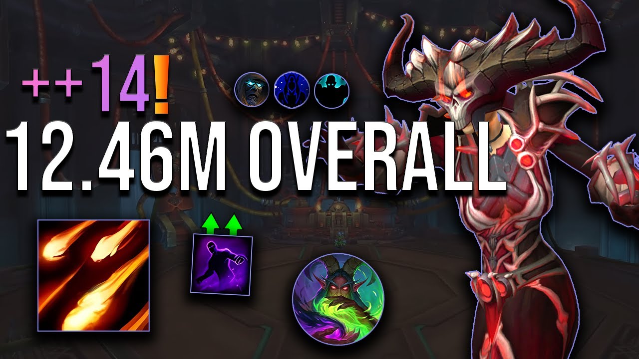 +14 Operation Floodgate Destruction Warlock 12.46M Overall M+ POV | 11.2 (S3 TWW)