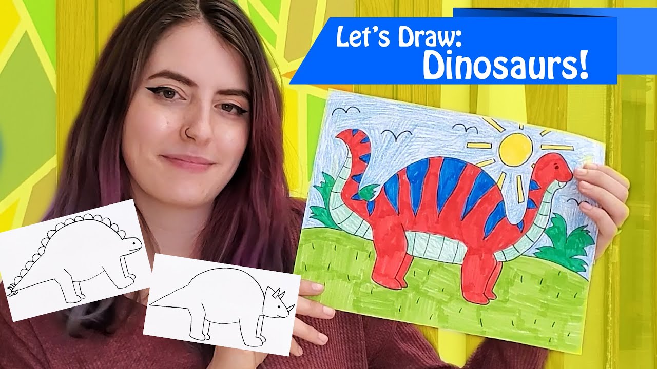 Let's Draw: Dinosaurs!