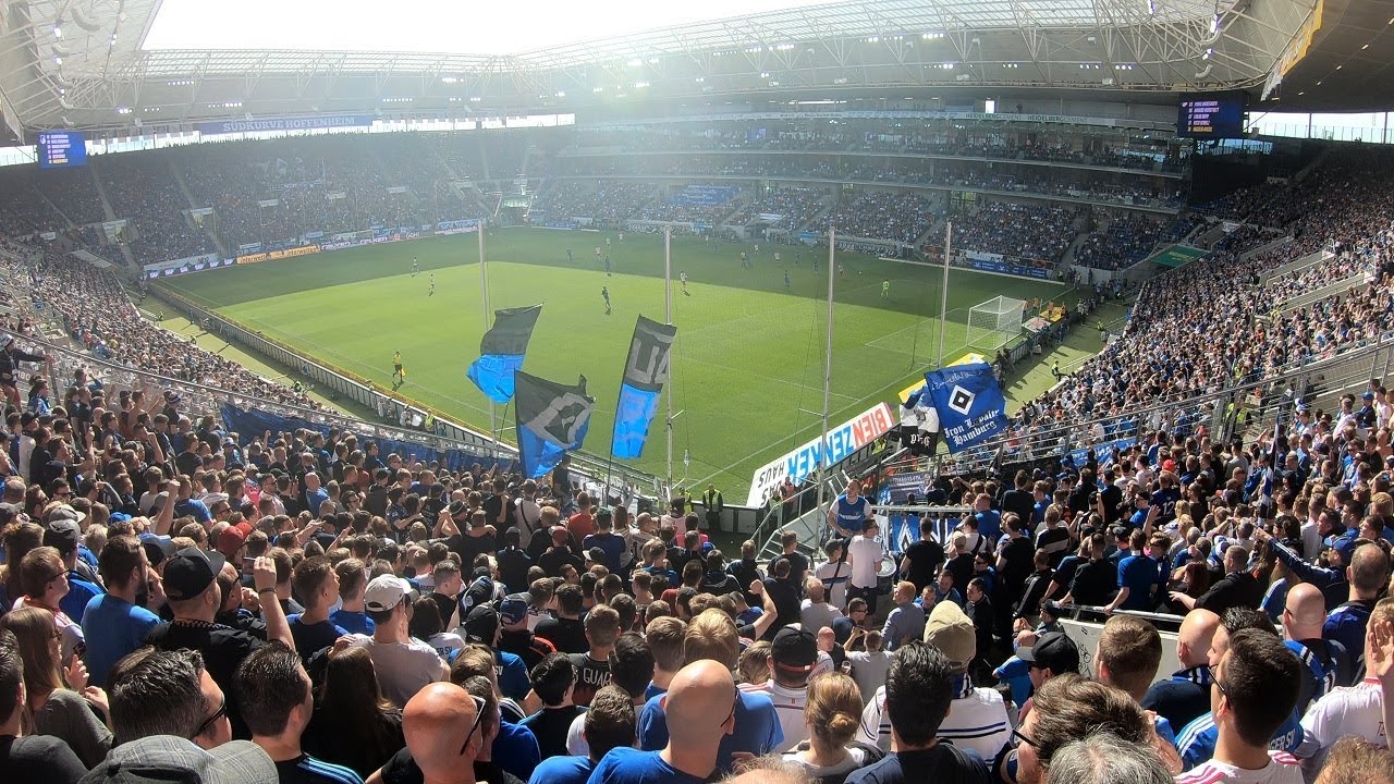 HSV Fans Stimmung, Fangesänge und Support 2018 auswärts gegen Hoffenheim 14.04.2018 [UHD]