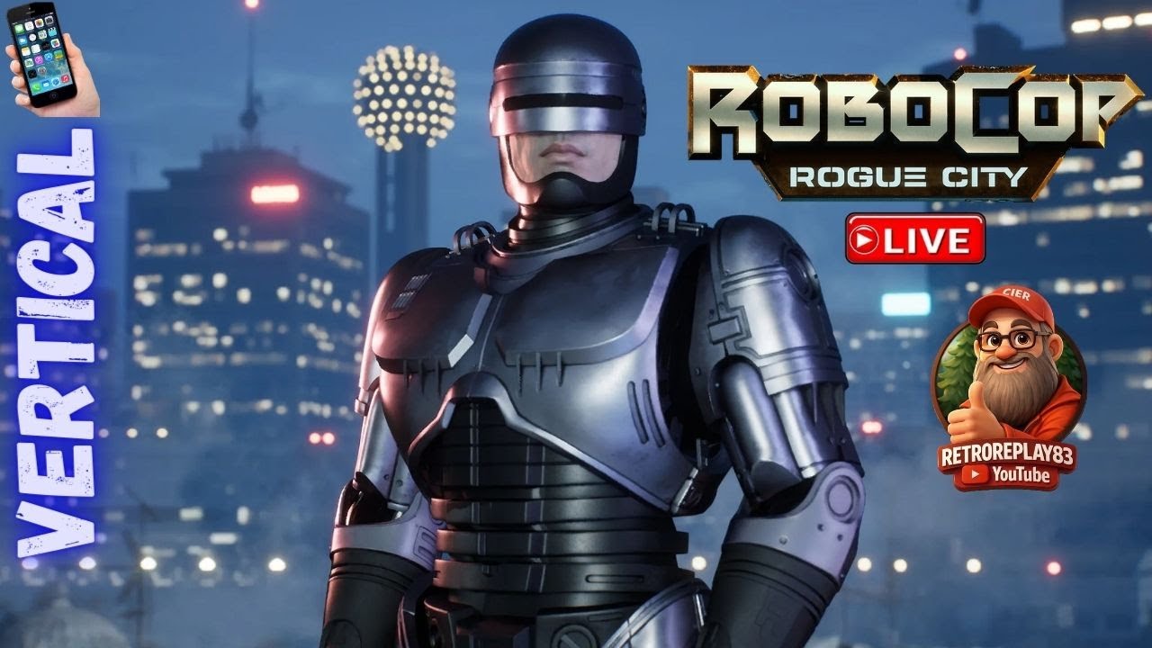 RoboCop: Rogue City - Part #5 - Vertical Live Stream