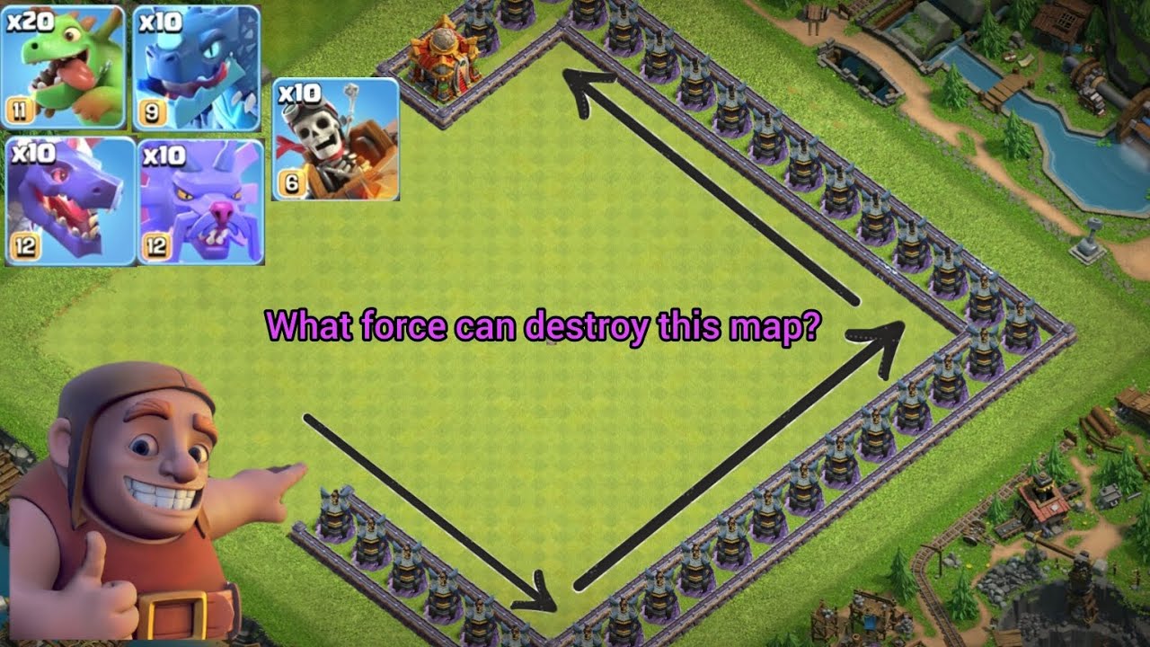 Air forces against this Witch Tower map🔥🔥