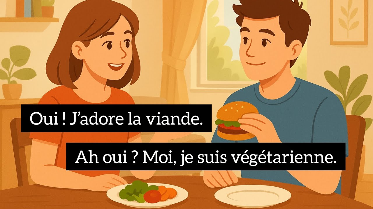 🇫🇷 Apprendre le Français Facile : Un Dialogue sur les Régimes Alimentaires