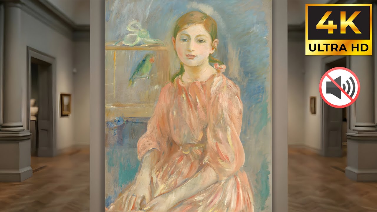 Turn Your TV Into Timeless Art | 4K TV Art | The Artist’s Daughter with a Parakeet | 3 Hours