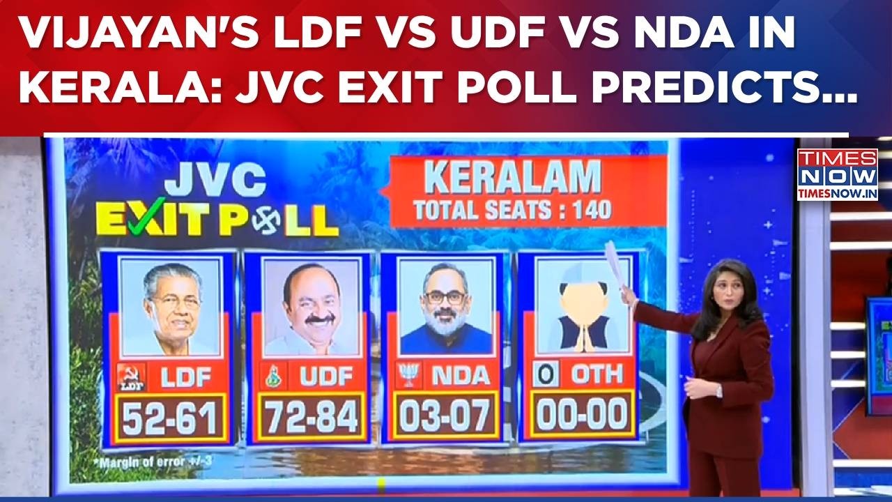Pinarayi Vijayan's LDF Vs Congress-Led UDF Vs NDA In Kerala: JVC Exit Poll Predicts Edge For...