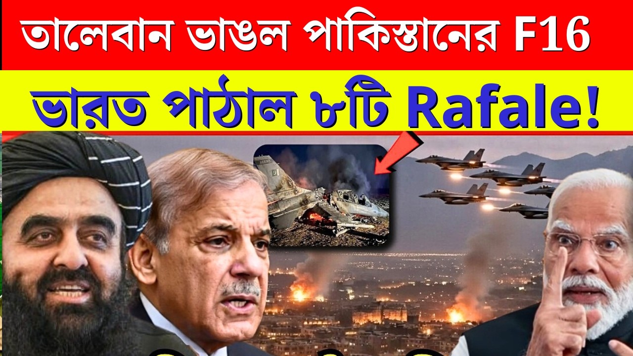 তালেবান ধ্বংস করল Pak F16! India-র 8 Rafale & Vikrant এখন Ready!