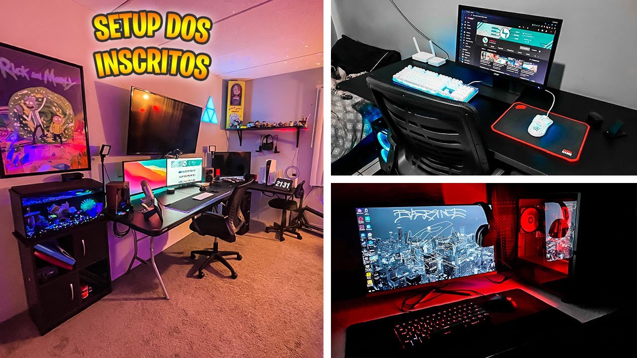 SETUP INUSITADO E MULTIFUNCIONAL - Setup dos inscritos
