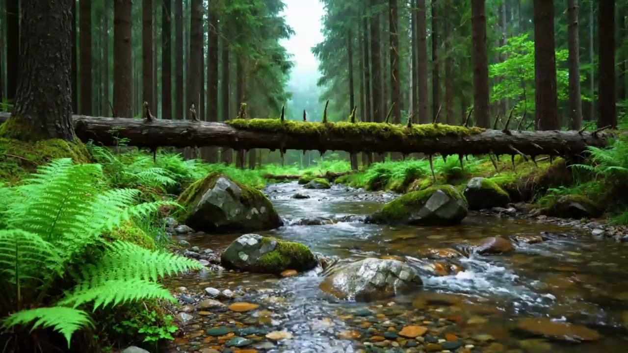 Forest River Sounds, Beautiful Birdsong, Gentle Nature Sounds For Reading And Focus