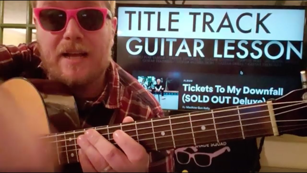 Guitar Teacher REACTS: Title Track Machine Gun Kelly // easy guitar tutorial beginner lesson chords