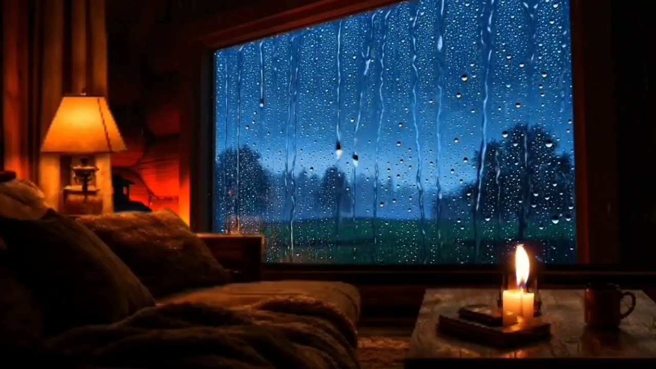⚡Cozy Rainy Evening by the Window | Calm Nature Sounds for Sleep 2 HOURS