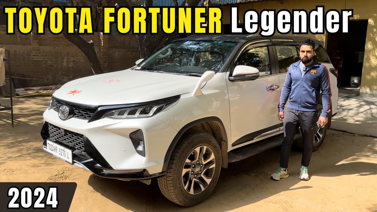 Toyota Fortuner Legender 2024 | White Colour | 4X2 | Interior | Hindi Review | Latest Cars Review |