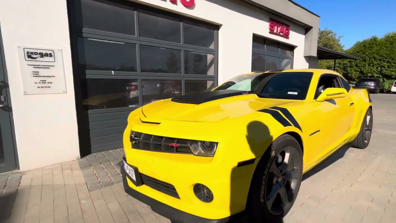 Chevrolet Camaro na gaz w @EkoGas pl Konin - instalacje LPG  6.2l V8 450 KM ! instalacja STAG Qmax #stag #gaz