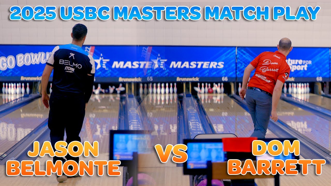 Match Play: Belmo VS Dom Barrett | 2025 USBC Masters | Jason Belmonte