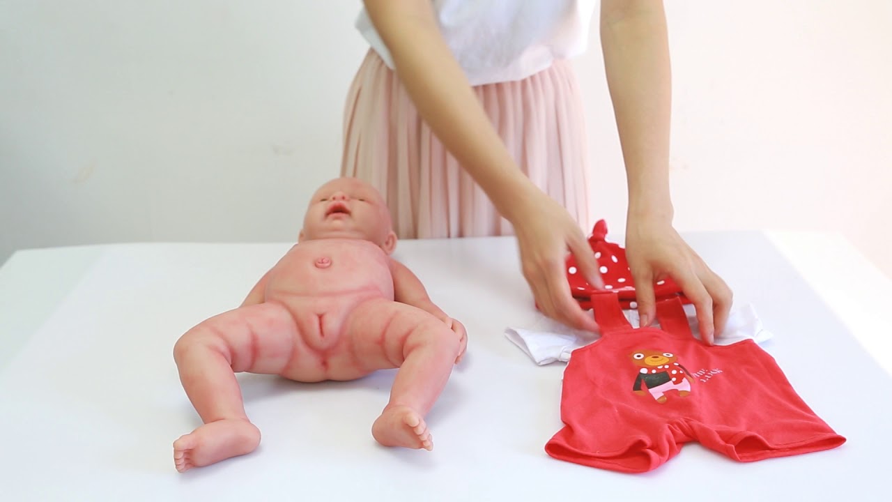 18 Inch Full Silicone Reborn Baby Dolls - Girl