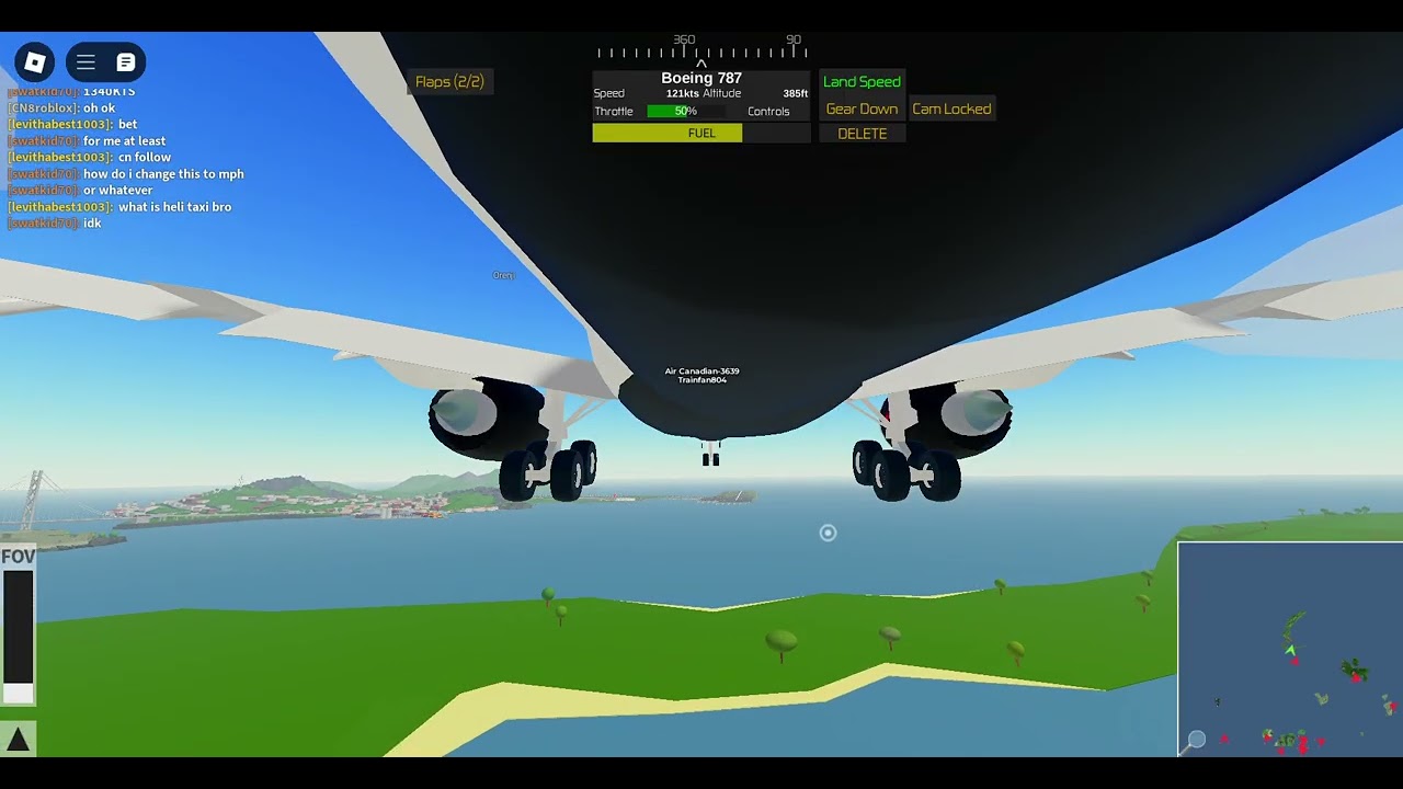 Air Canada Boeing 787 Landing