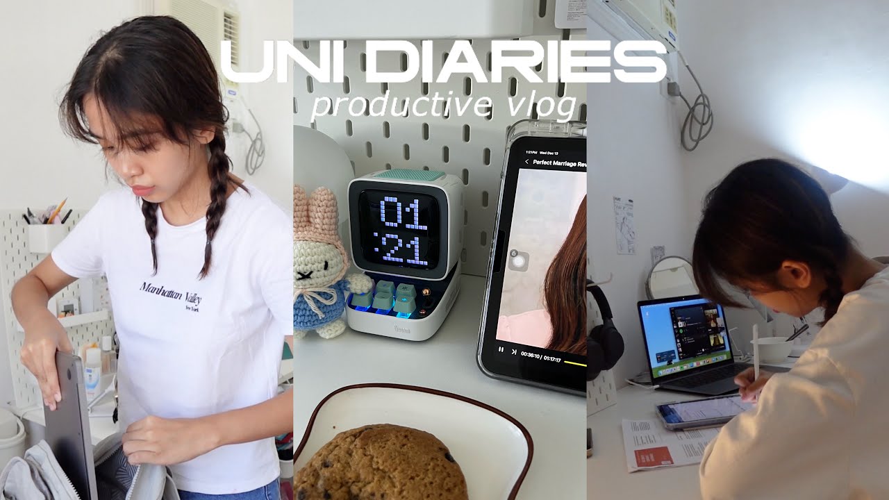 Uni Diaries📂 Life of a Student and Small Business Owner, Exam Week, Educ Tour, Study etc.