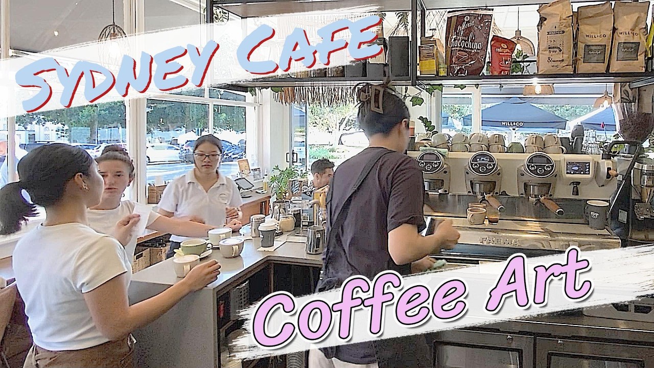 ☕ COFFEE ART at SYDNEY Beaches CAFE: Behind the Beans Vlog | Best Australian Coffee Spot☀️