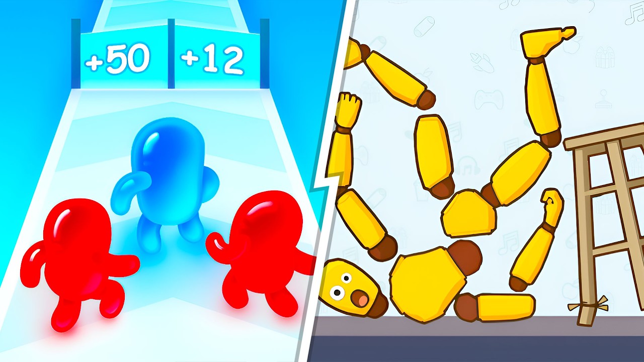 Join Blob Clash 3D VS Kick & Break -  Full Levels Speedrun Gameplay (Android & iOS) Ep 914