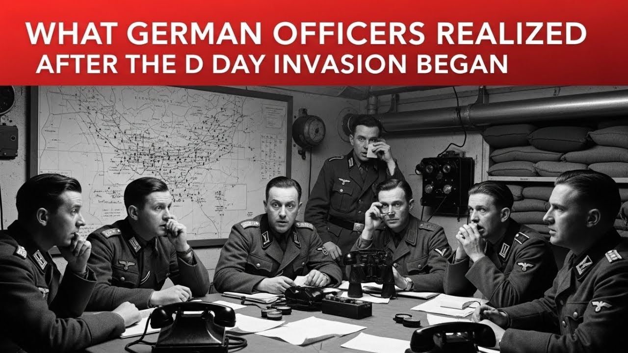 What German Officers Realized After the D Day Invasion Began