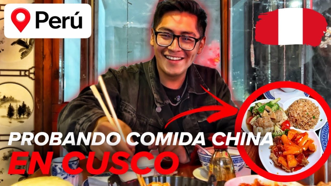 PROBANDO POR PRIMERA VEZ COMIDA CHINA EN CUSCO, PERÚ: ESTA FUÉ MI EXPERIENCIA 🍱🇵🇪