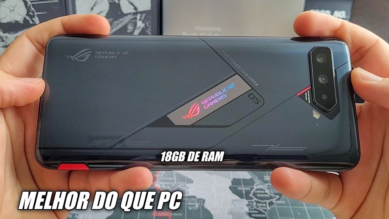 ROG PHONE 5S PRO 18GB DE RAM 144HZ O MELHOR CELULAR GAMER DO MUNDO ?