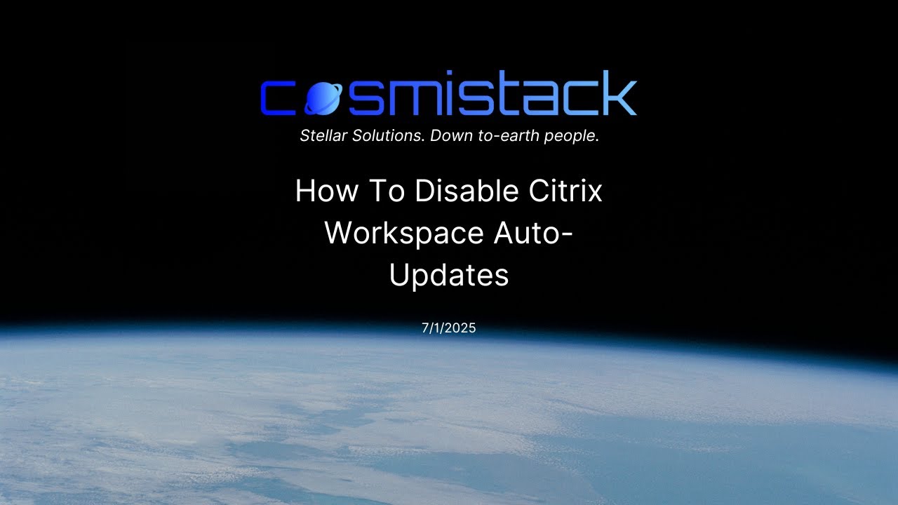 How to Disable Citrix Workspace Auto-Updates