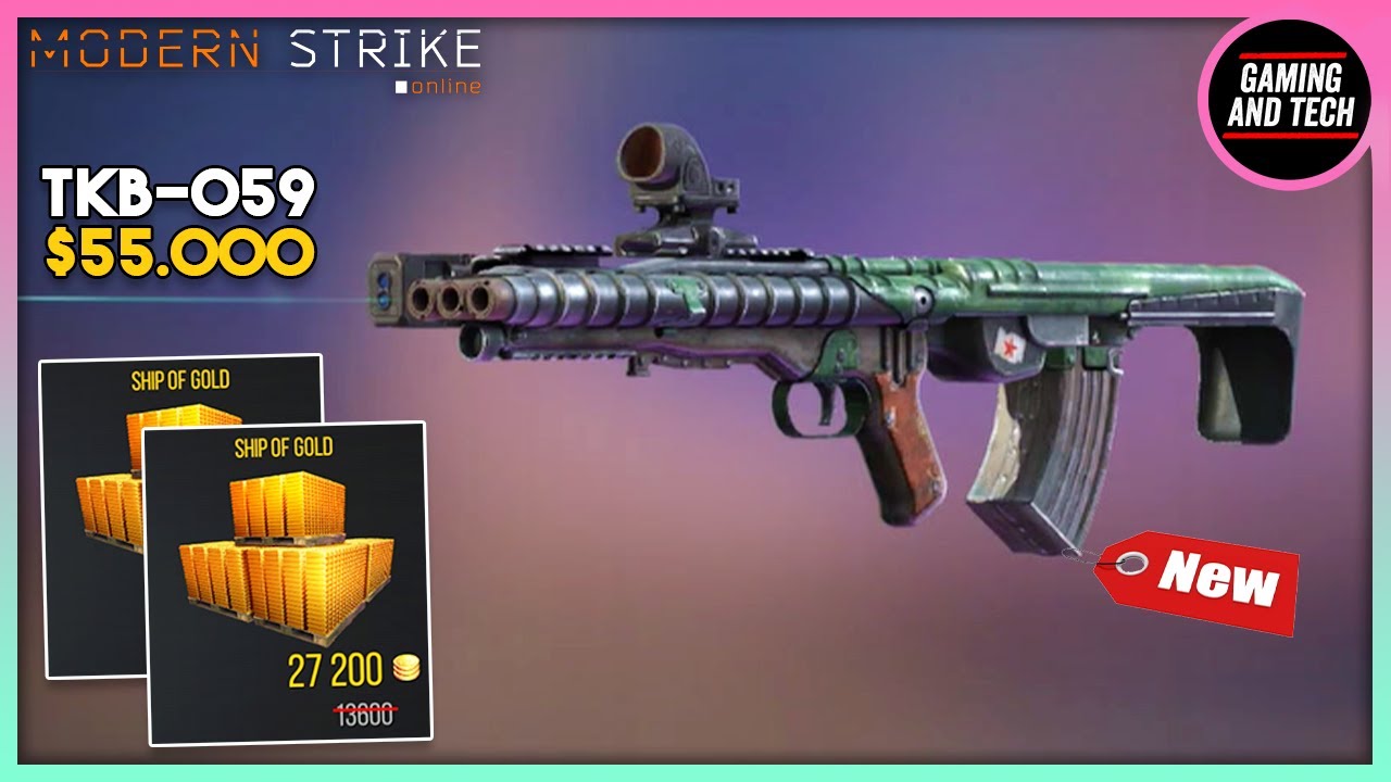 SPENDING $55.000 GOLD in TKB-059 | Modern Strike Online