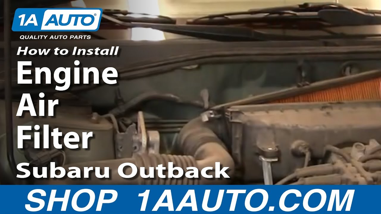 Как заменить воздушный фильтр на Subaru Outback 2001-2004 годов