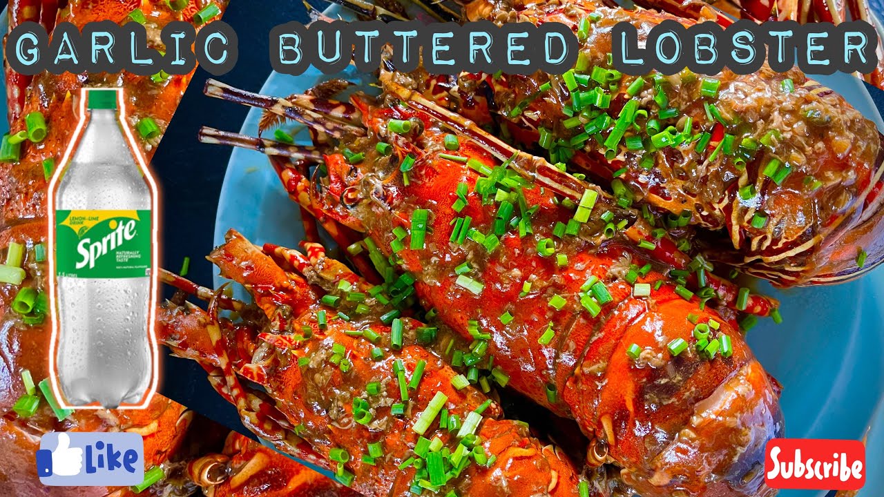 Garlic Buttered Lobster in Sprite Sauce| Lobster Recipe| Naynay&Zoey TV