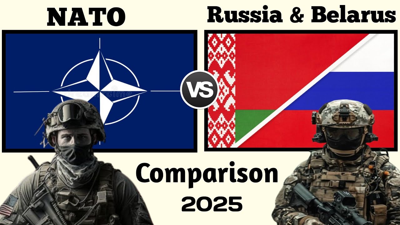 NATO vs Russia and Belarus Military Power Comparison 2025 | NATO vs Russia Military Power 2025