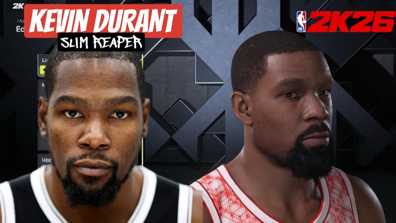 KEVIN DURANT FACE CREATION-2K26