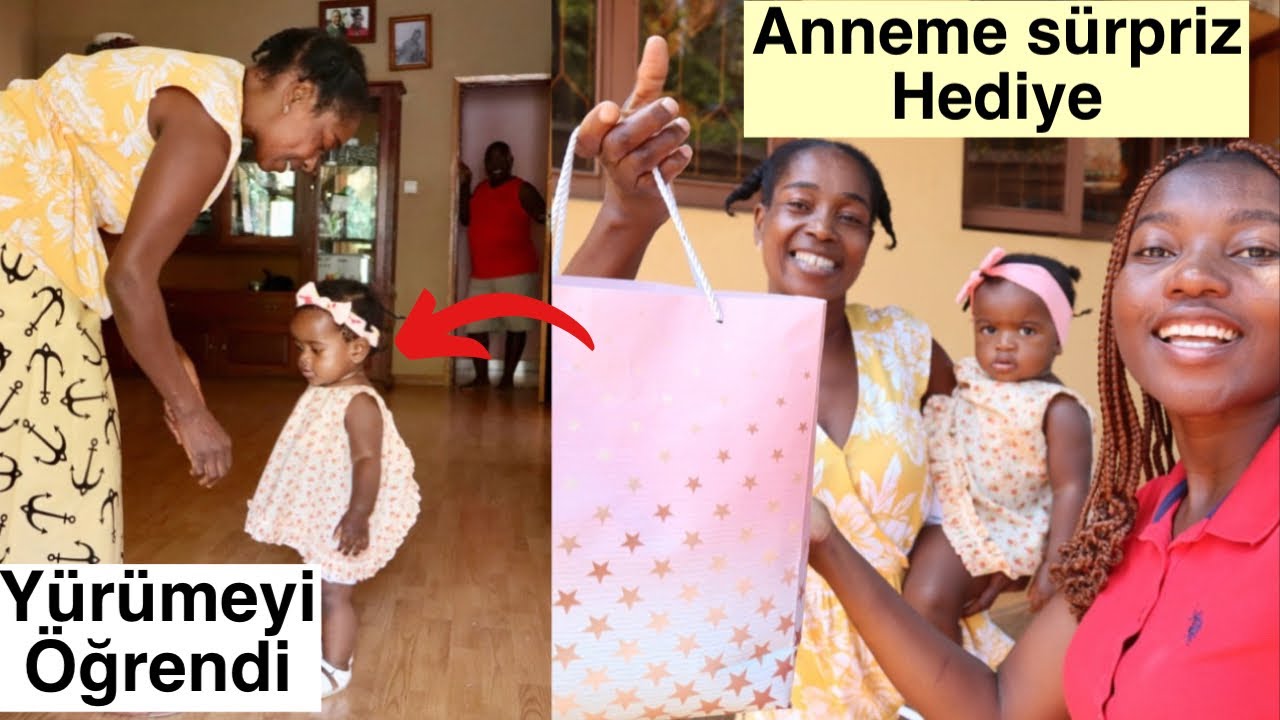 Aysha yürümeyi öğrendi 😀 | anneme hediye aldım 😍