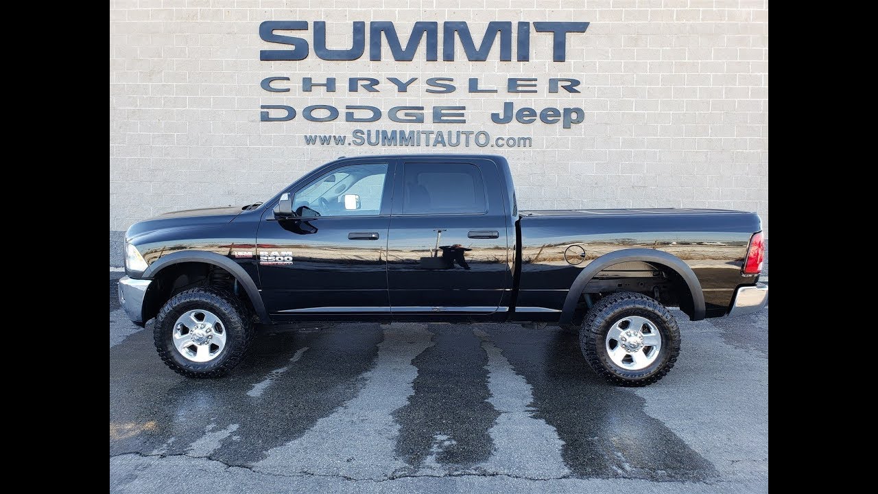 BLACK 2015 USED RAM 2500 TRADESMAN POWER WAGON POWERWAGON WALK AROUND REVIEW WISCONSIN SOLD! 9147B