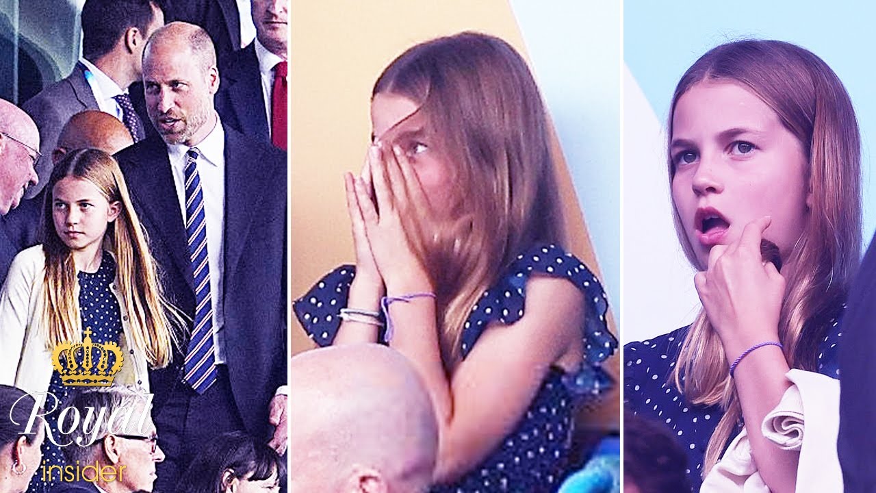 Charlotte's Big Day Out! All Eyes on Little Princess at Historic Euro Final - Royal Insider