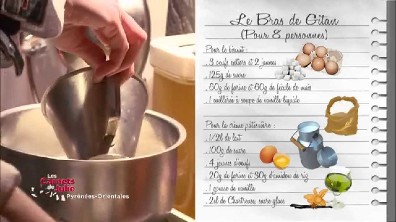 Recette : le bras du gitan - Les carnets de Julie