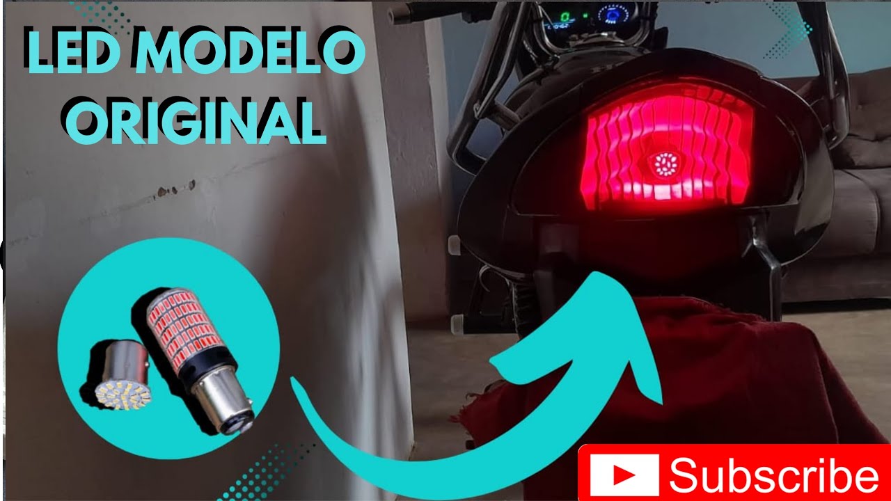 Led modelo lâmpada original na 150 🚀🤌 ou ( qualquer moto ).