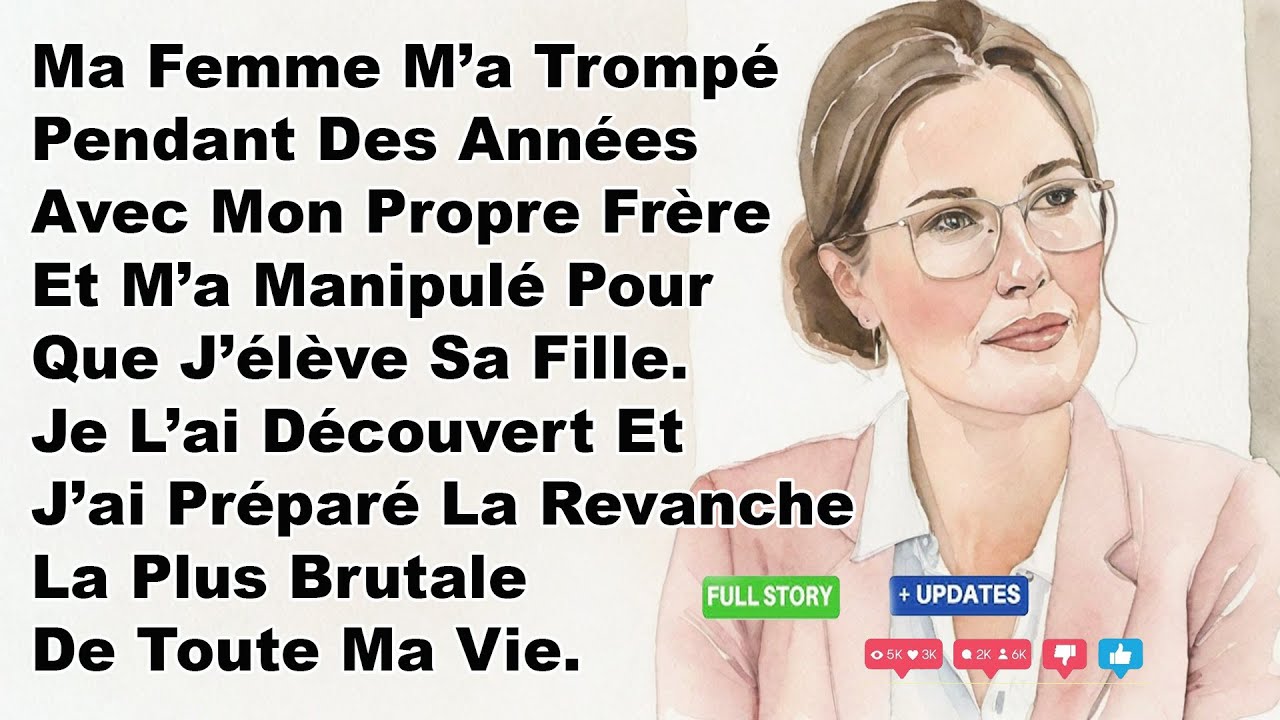 Ma Femme M’a Trompé Pendant Des Années Avec Mon Propre Frère Et M’a Manipulé Pour Que...