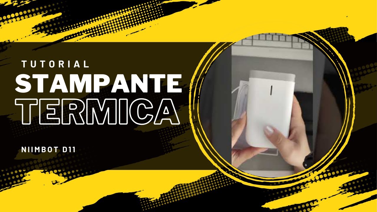 Tutorial: Come progettare e stampare etichette con la stampante termica d11 NIIMBOT