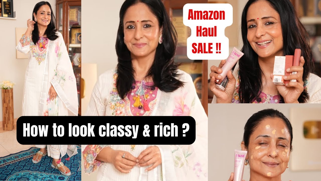 ✨Rich , Stylish, Classy kaise dikhen ! &hearts;️ #amazonbeautyindia #amazonhaul #amazonsale @LataaSaberwal 