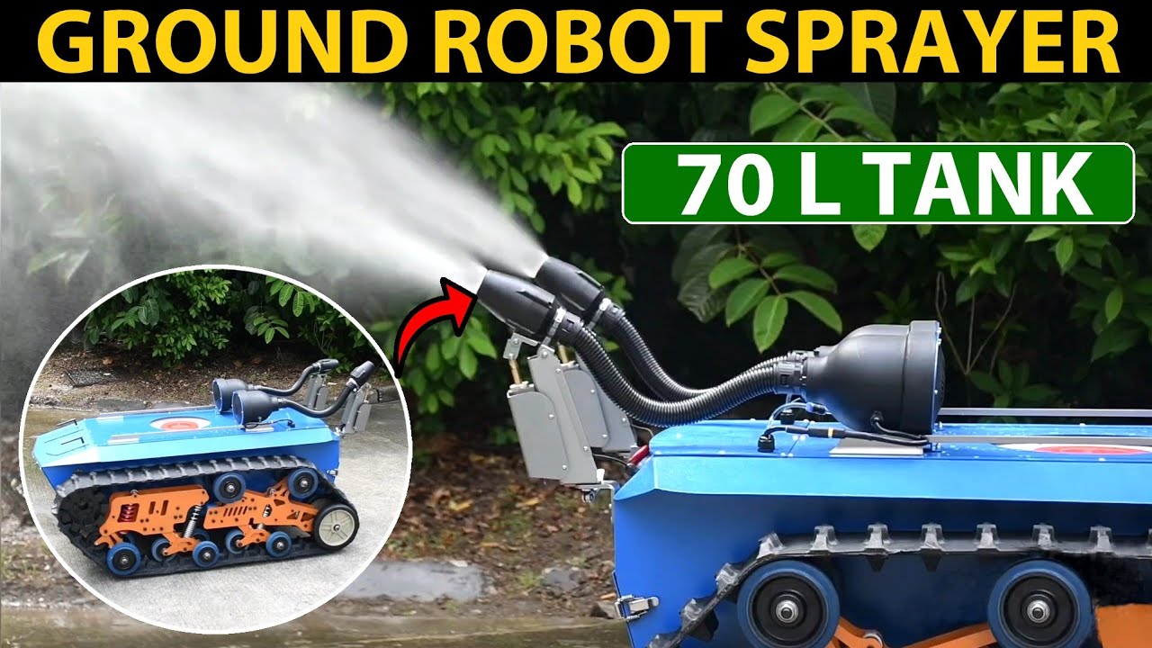 Робот-распылитель Ground Robot Sprayer | Лучший сельскохозяйственный опрыскиватель | Машина для р...