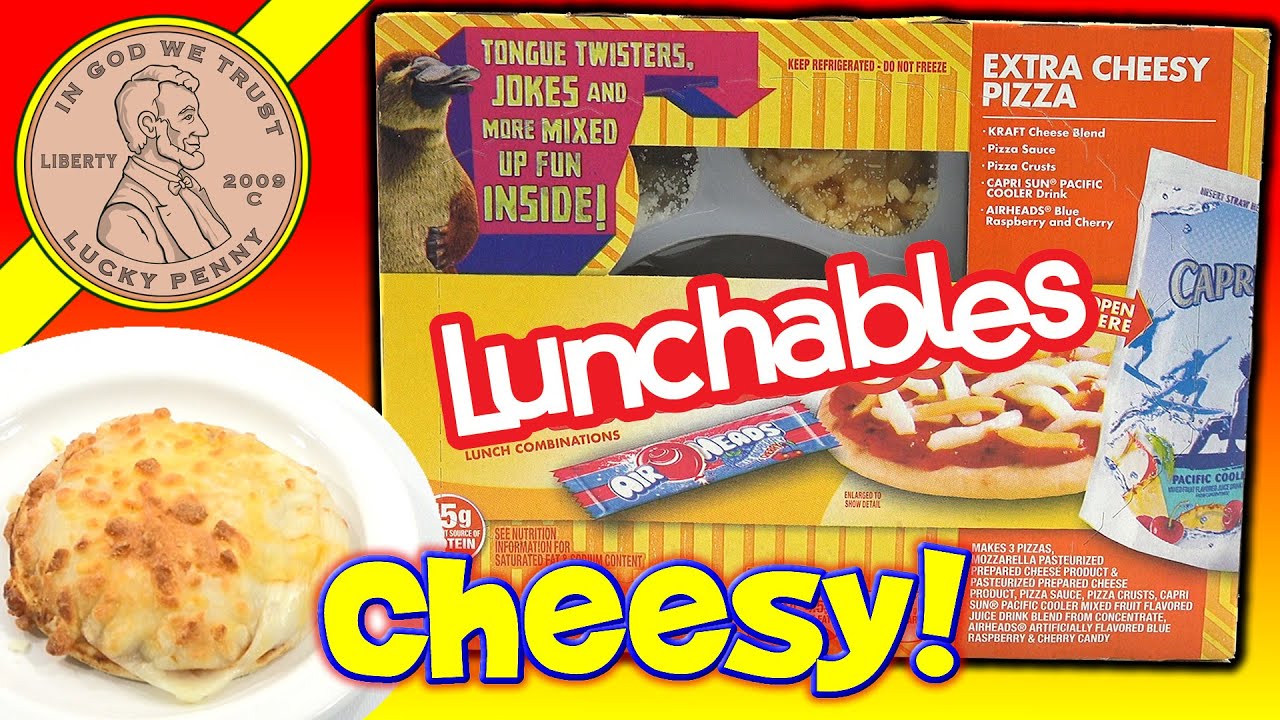 Lunchables Extra Cheesy Pizza Kids Lunchroom Snack Food