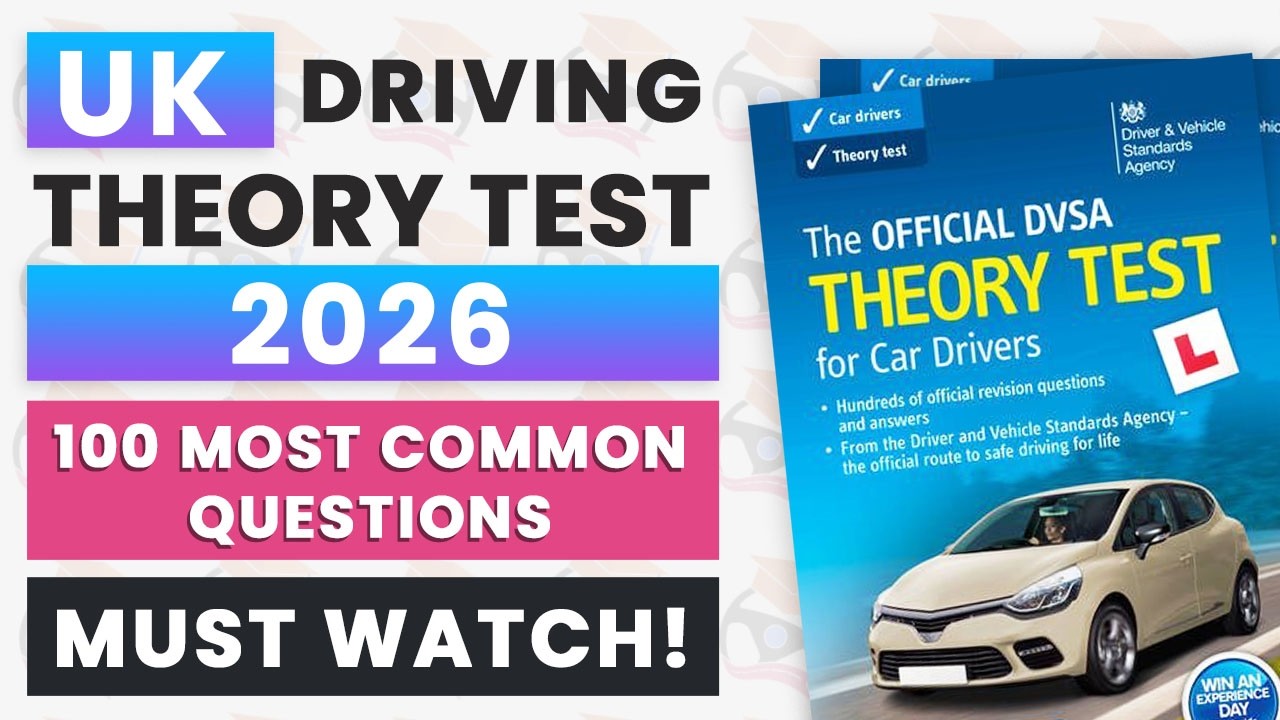 100 MOST COMMON DVSA UK Theory Test Questions 2026 🚗 | Pass First Time Practice