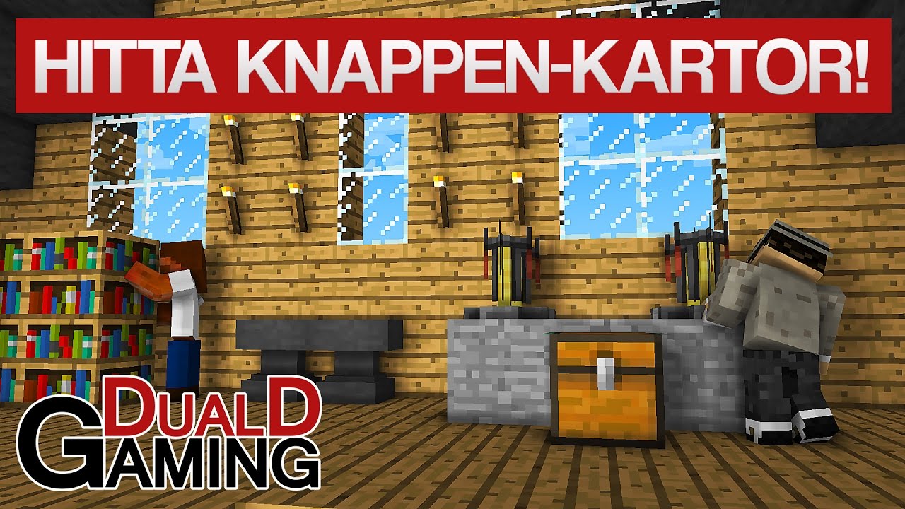 MINECRAFT - HITTA KNAPPEN-KARTOR!