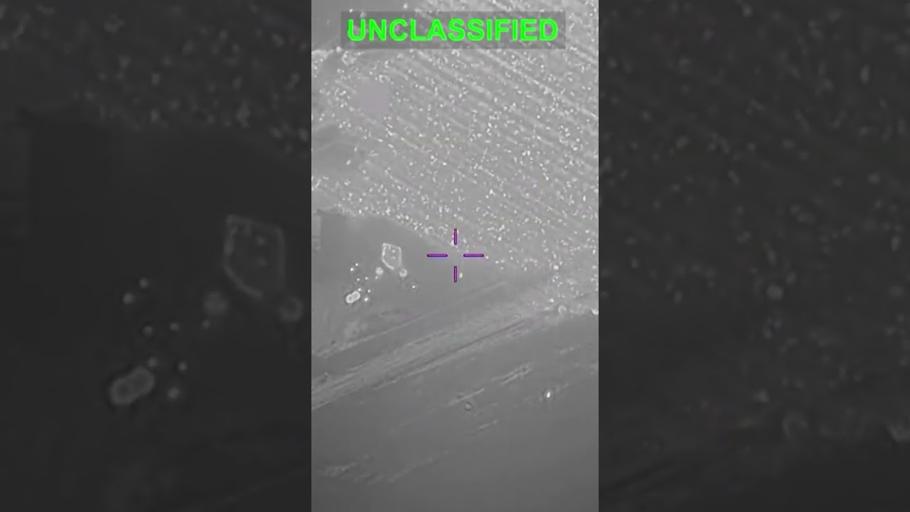 US releases video of what it says are strikes on Iran targets