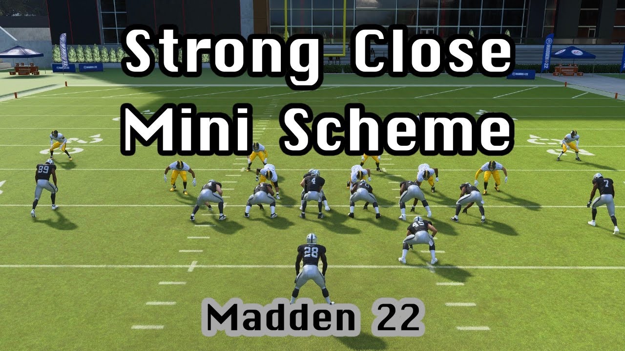 *POWERFUL PASSING ATTACK* Strong Close Mini Scheme | Madden 22 Tips & Tricks