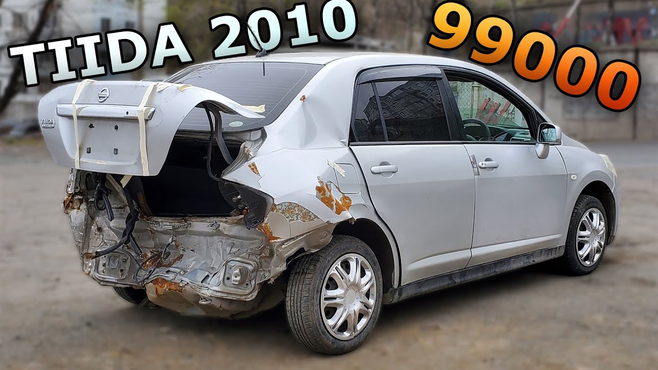 Зарабатываем на битье! Tiida Latio 2010 год за 99000 рублей