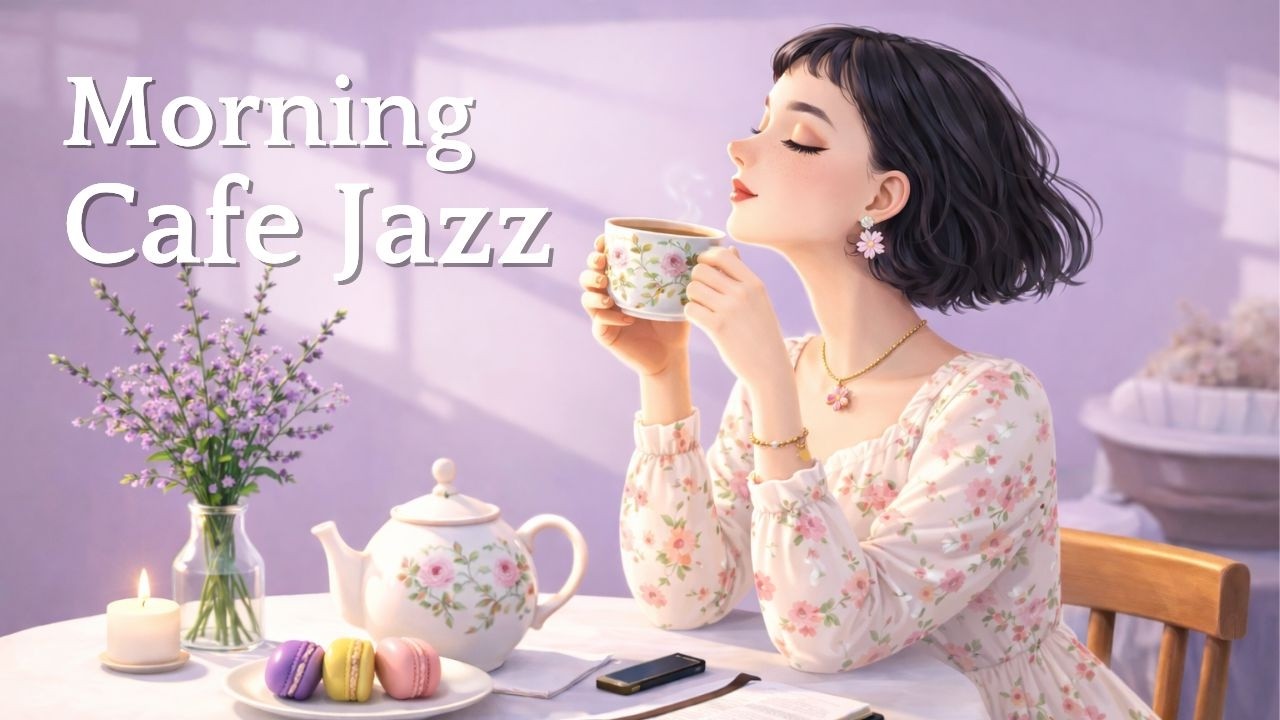 Мягкий утренний джаз в кафе ☕ Расслабляющий вокальный джаз для работы и учебы | 3 часа