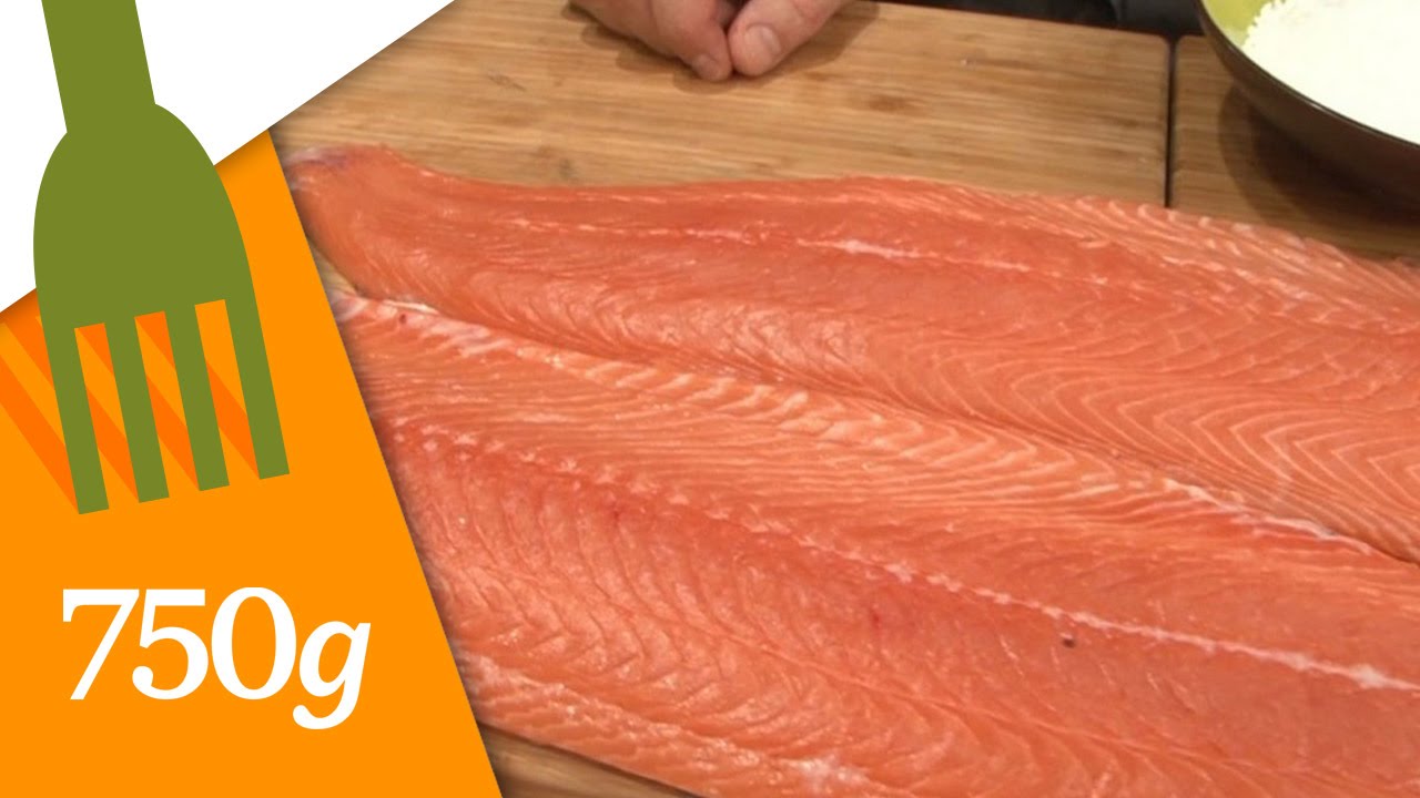 Lever un filet de saumon - 750g